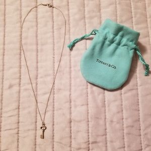 Tiffany & Co. Sterling Silver Key Necklace